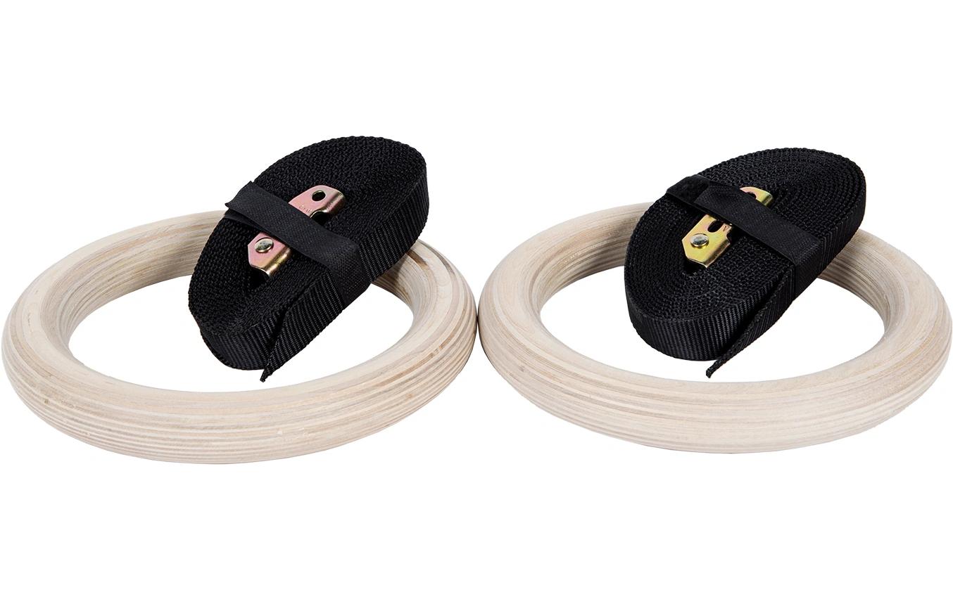 Fitcom Turnringe aus Holz inkl. Gurte