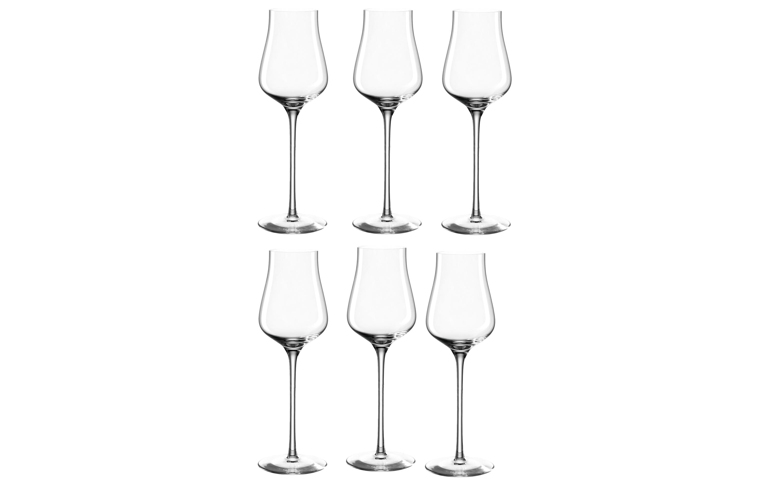 Leonardo Grappaglas Brunelli 210 ml, 6 Stück, Transparent