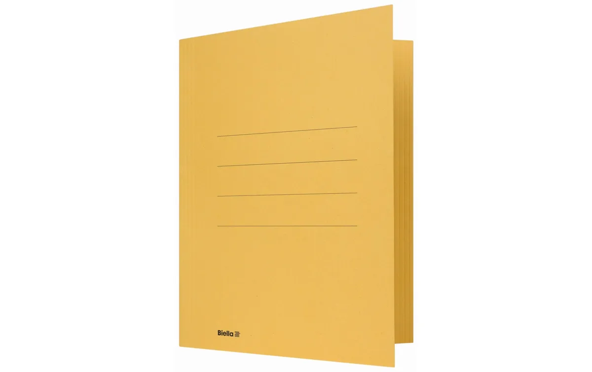 Biella Einlagemappe Jura A4 Gelb für 240 Blatt Biella Einlagemappe Jura A4 Gelb für 240 Blatt