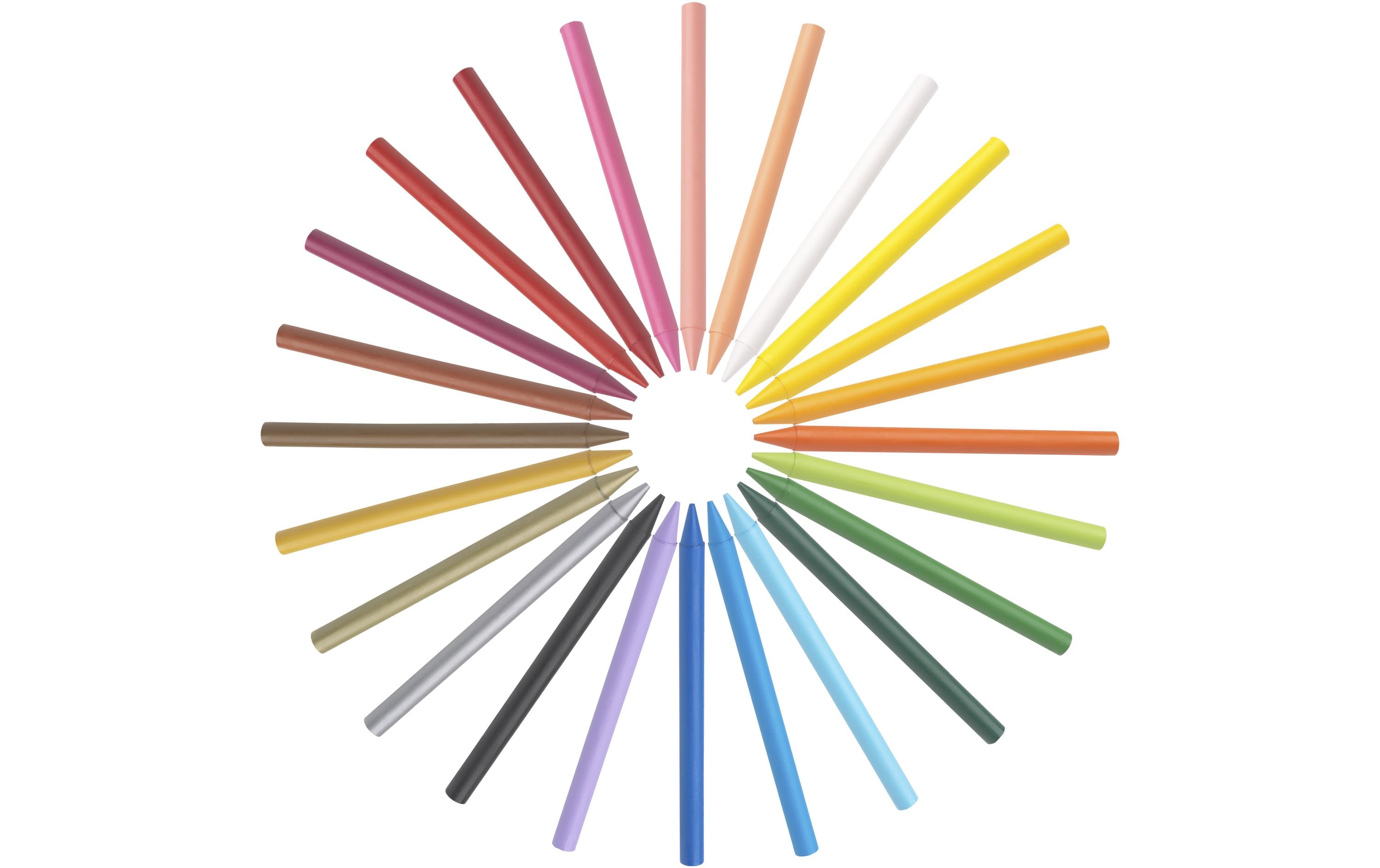 BIC Wachsmalstifte Plastidecor 12 Stück