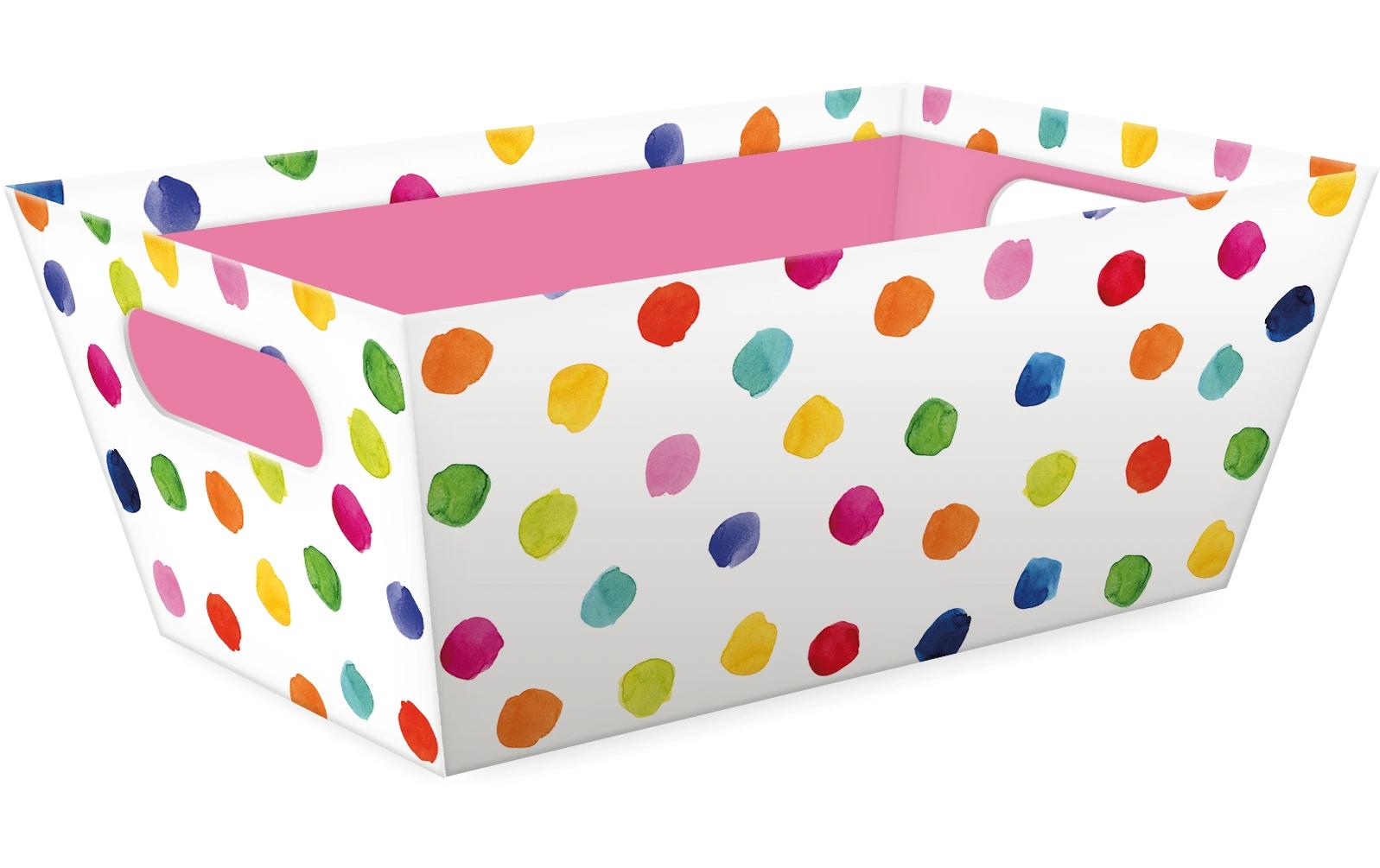 Braun + Company Geschenkbox Happy Dots 25 x 16 x 7.5 cm