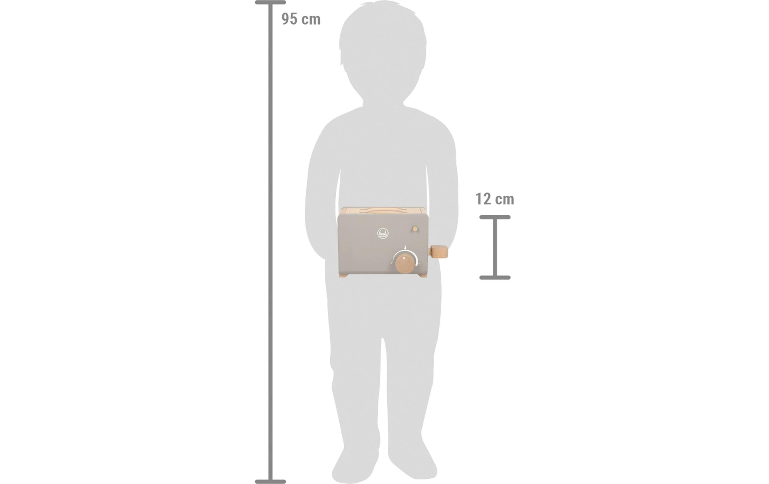small foot Toaster-Set grau tasty
