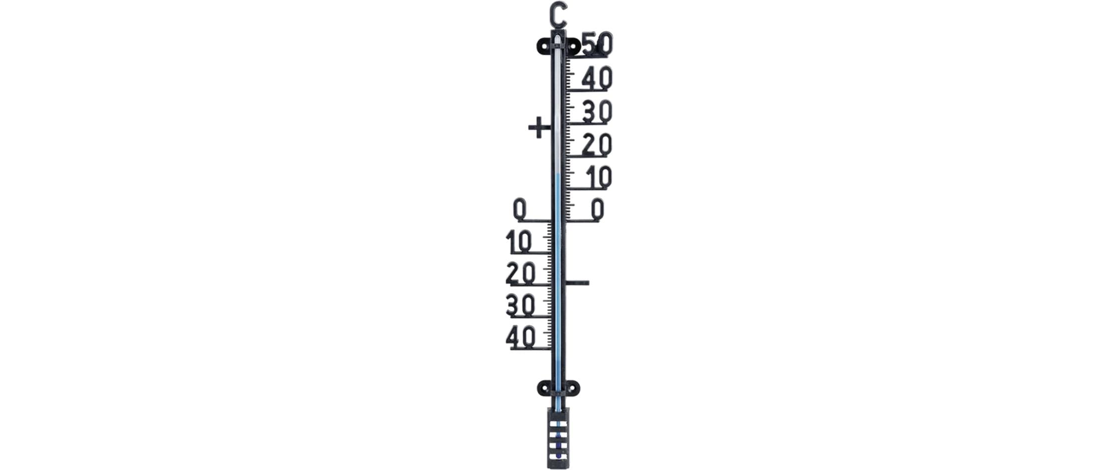 Esschert Design Wandthermometer Kunststoff Schwarz 41.4 cm Esschert Design Wandthermometer Kunststoff Schwarz 41.4 cm