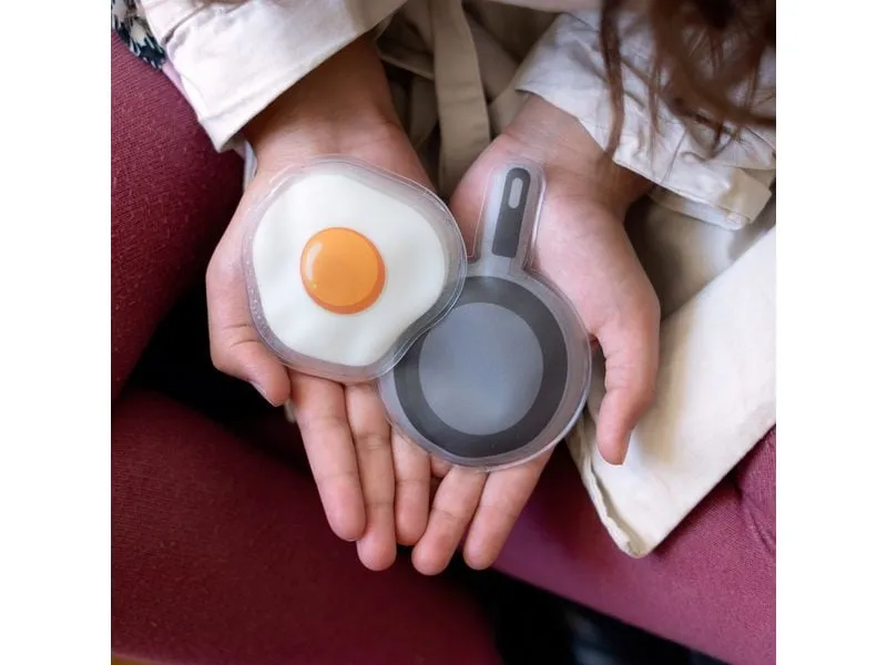 Fisura Hand warmer EGG & FRYING PAN pack of 2 2er-Pack Mehrfarbig Fisura Hand warmer EGG & FRYING PAN pack of 2 2er-Pack Mehrfarbig