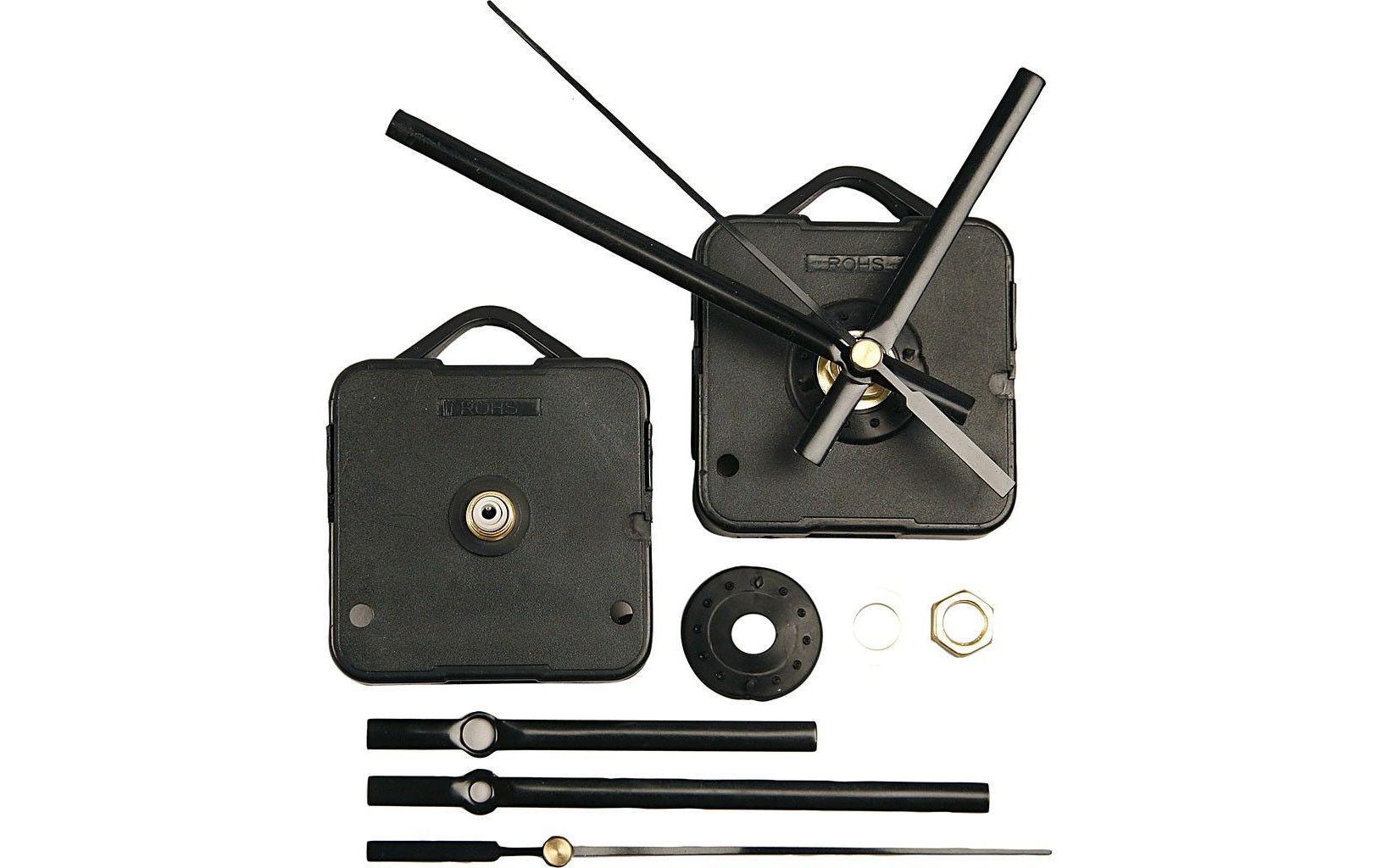 Creativ Company Mechanisches Uhrwerk Set Plattenstärke max 3 mm Creativ Company Mechanisches Uhrwerk Set Plattenstärke max 3 mm