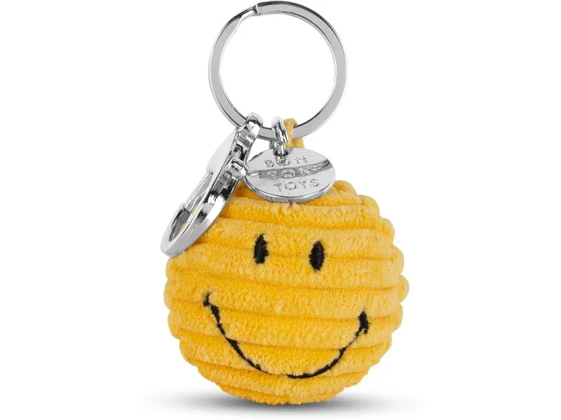 Bon Ton Toys Schlüsselanhänger Smiley ECO Kordsamt Gelb 4.5 cm Bon Ton Toys Schlüsselanhänger Smiley ECO Kordsamt Gelb 4.5 cm
