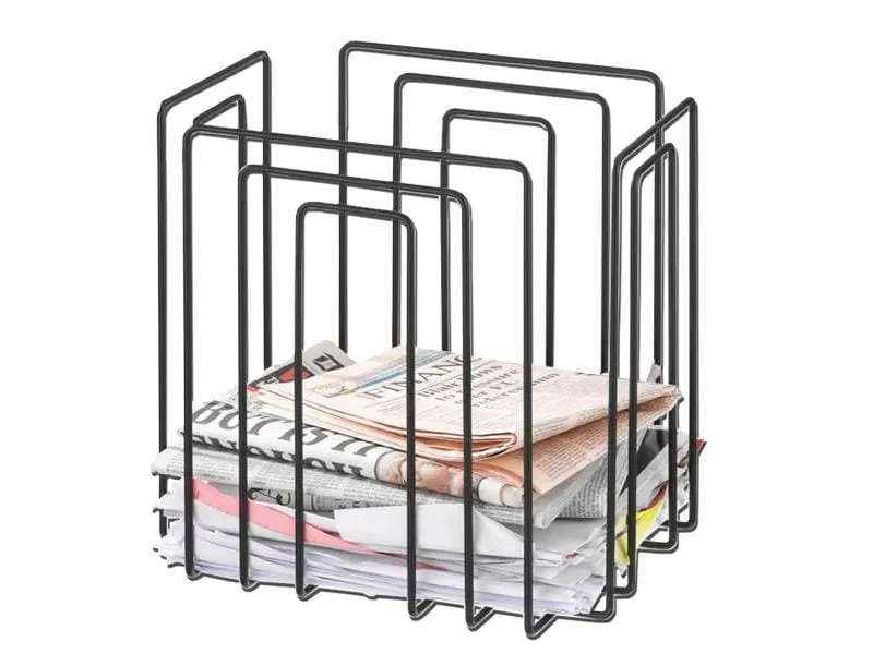 MERLO|T Zeitungsständer A4 Schwarz