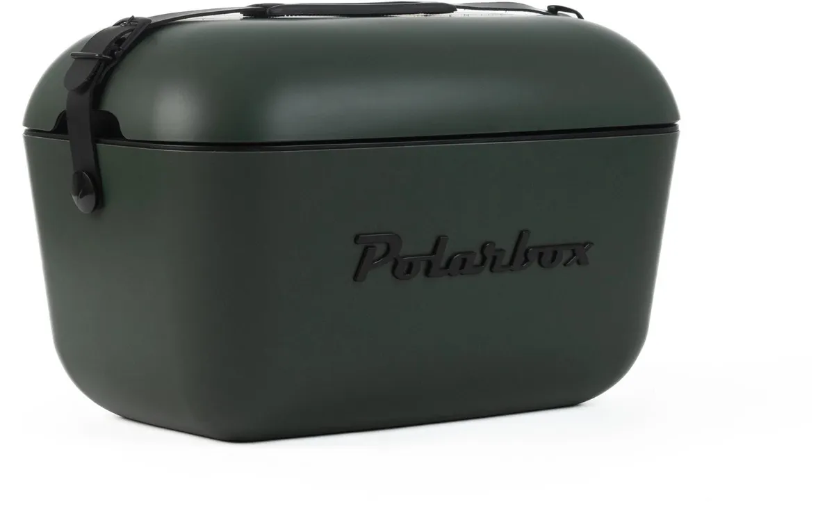 Polarbox Retro Cooler 12 l Waldgrün – Schwarz