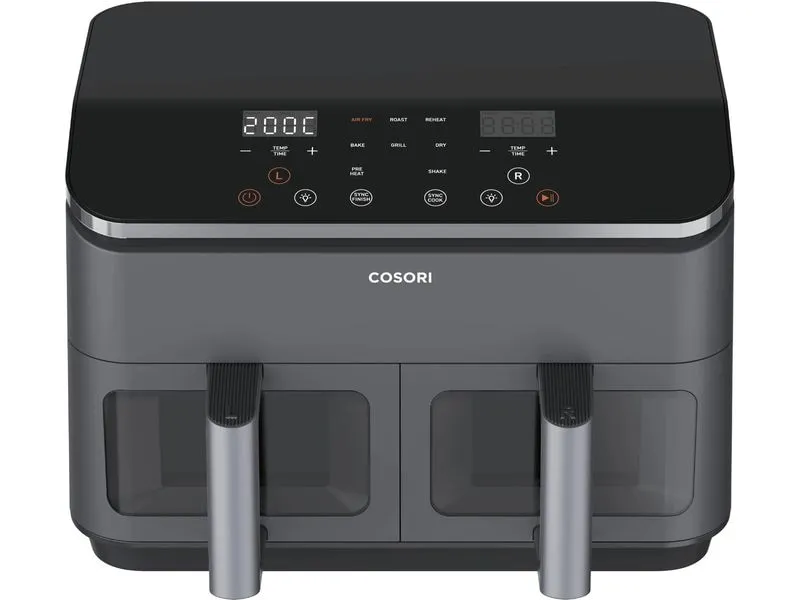 Cosori Heissluft-Fritteuse Dual Basket 8.5 l