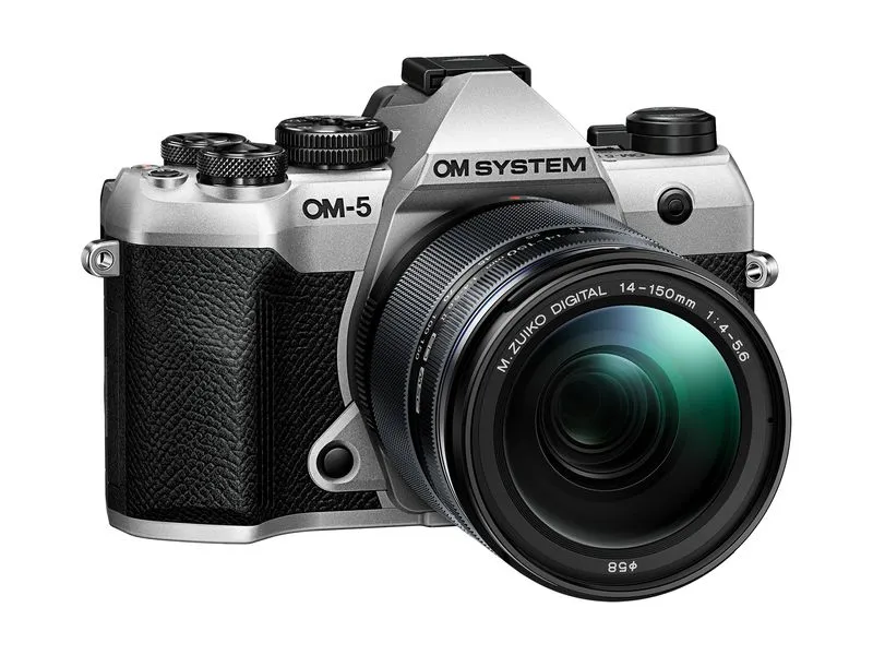 OM-System Fotokamera OM-5 II M.Zuiko Digital 14-150mm Kit Silber OM-System Fotokamera OM-5 II M.Zuiko Digital 14-150mm Kit Silber