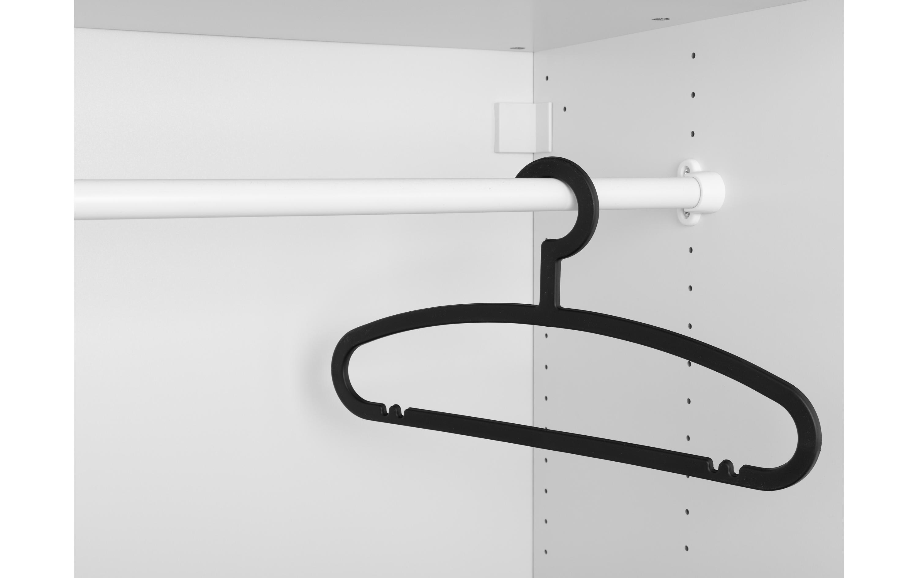 COCON Kleiderbügel 20 Stück, Schwarz