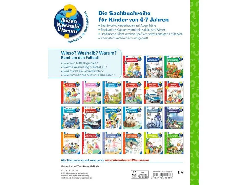 Ravensburger Kinder-Sachbuch Rund um den Fussball Ravensburger Kinder-Sachbuch Rund um den Fussball