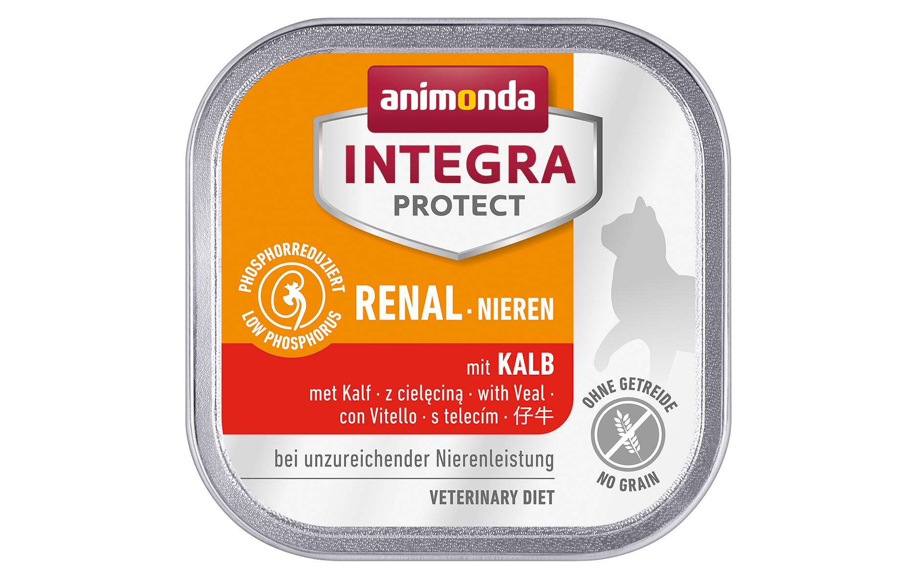 Animonda Integra Protect Nassfutter Renal Niere Kalb, 100 g Animonda Integra Protect Nassfutter Renal Niere Kalb, 100 g