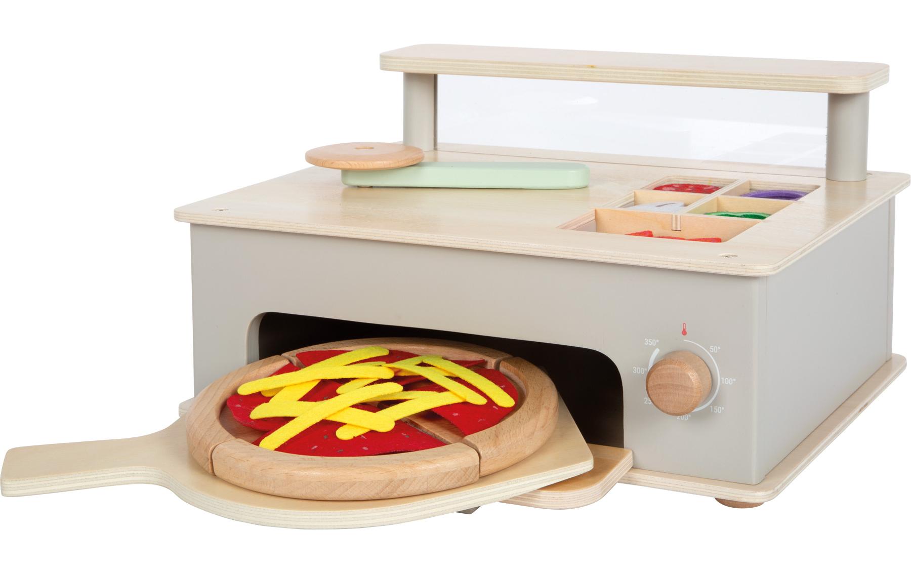 small foot Spiel-Lebensmittel Pizzeria-Set