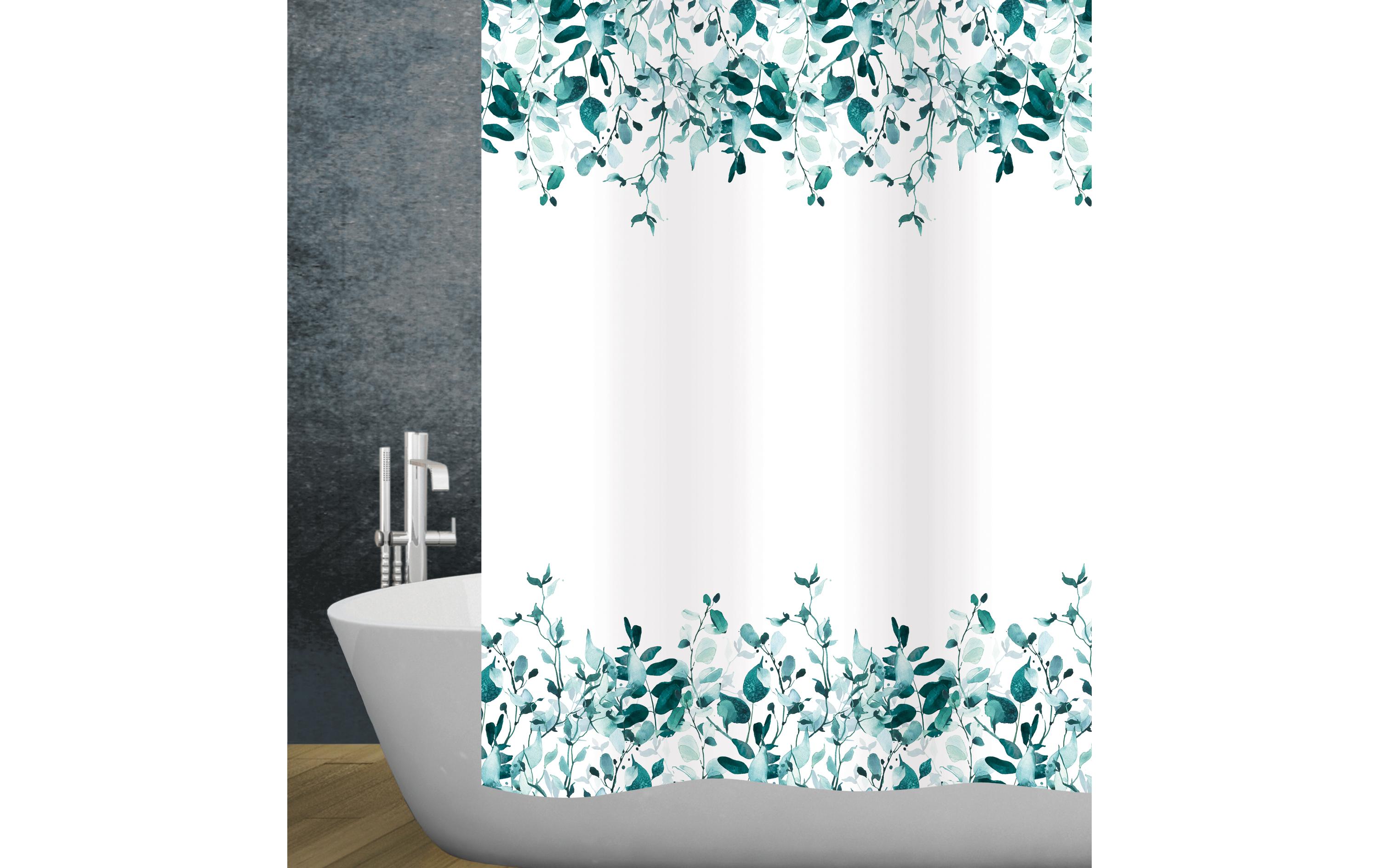 diaqua® Duschvorhang Liana 180 x 200 cm, Mehrfarbig