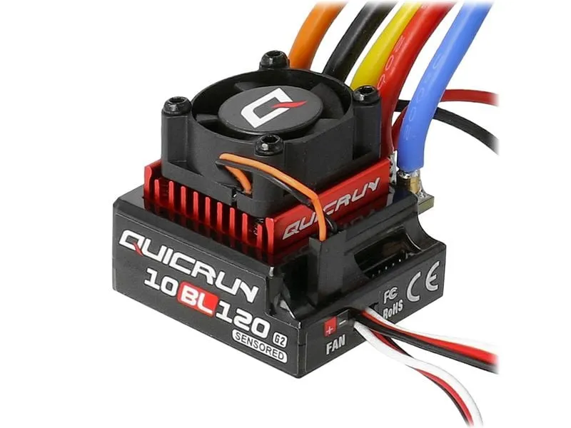 Hobbywing Brushless Regler QuicRun 10BL120 G2 120A, Sensored, 2-3S Hobbywing Brushless Regler QuicRun 10BL120 G2 120A, Sensored, 2-3S