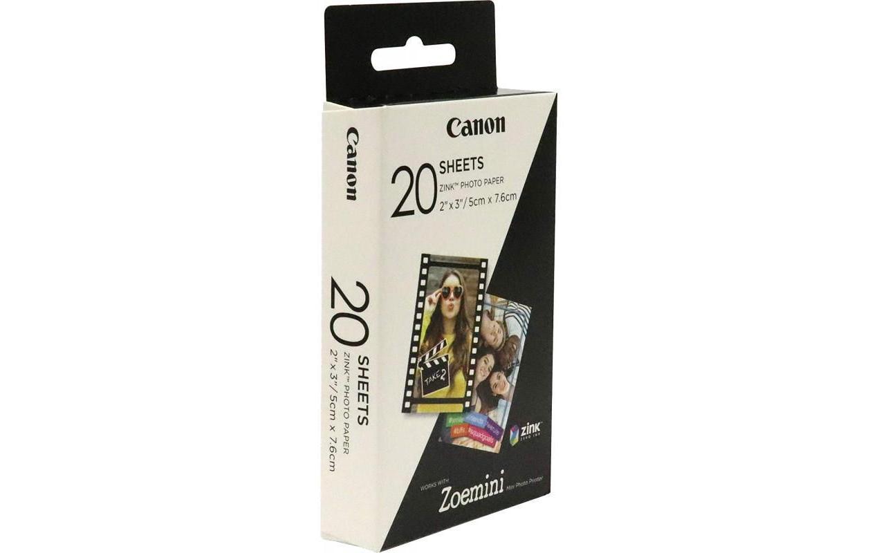 Canon Fotopapier ZINK ZP-2030 selbstklebend, 20 Blatt Canon Fotopapier ZINK ZP-2030 selbstklebend, 20 Blatt