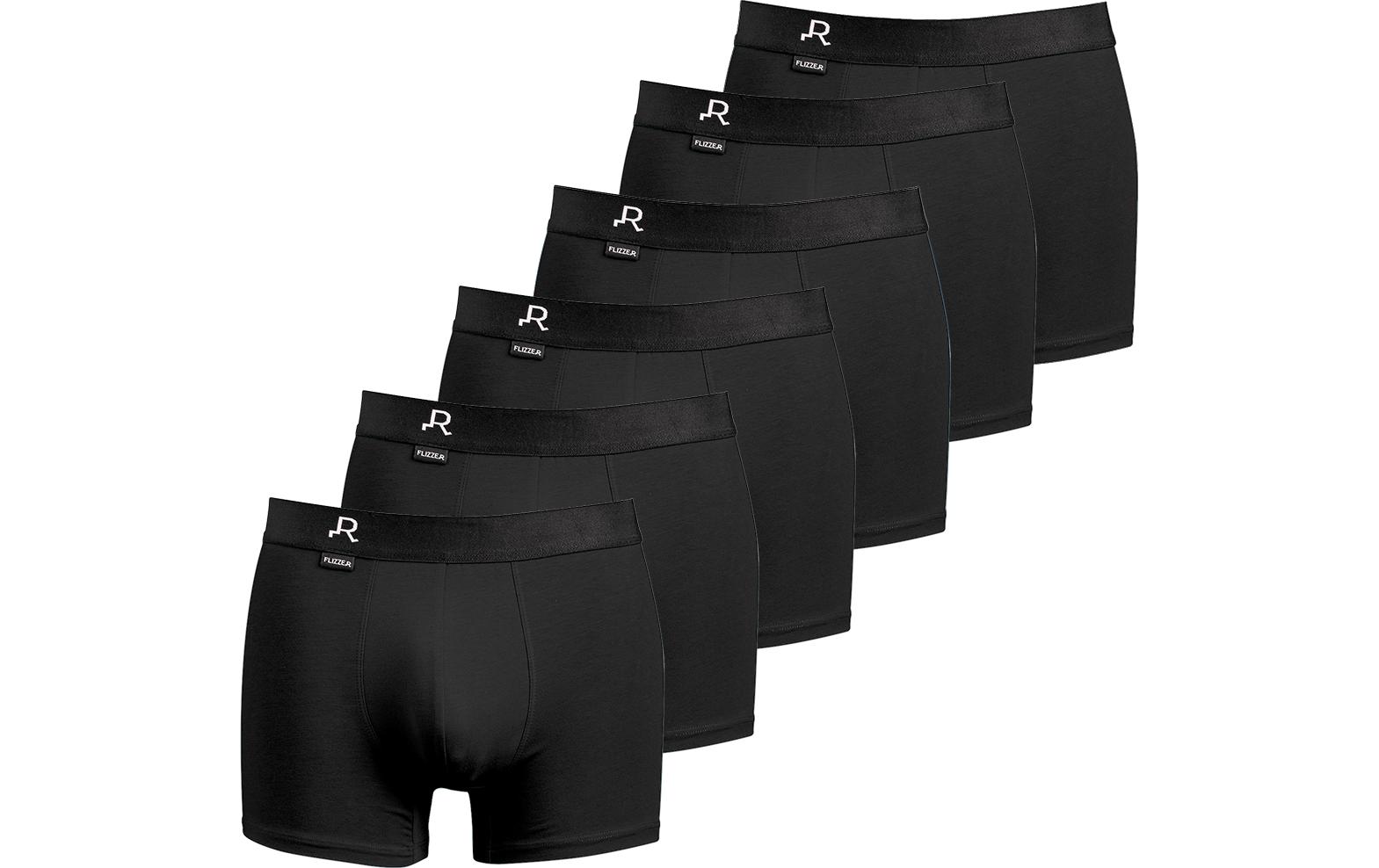 FLIZZER Unterhosen Trunk Der Gentleman 6er Pack Schwarz, S FLIZZER Unterhosen Trunk Der Gentleman 6er Pack Schwarz, S