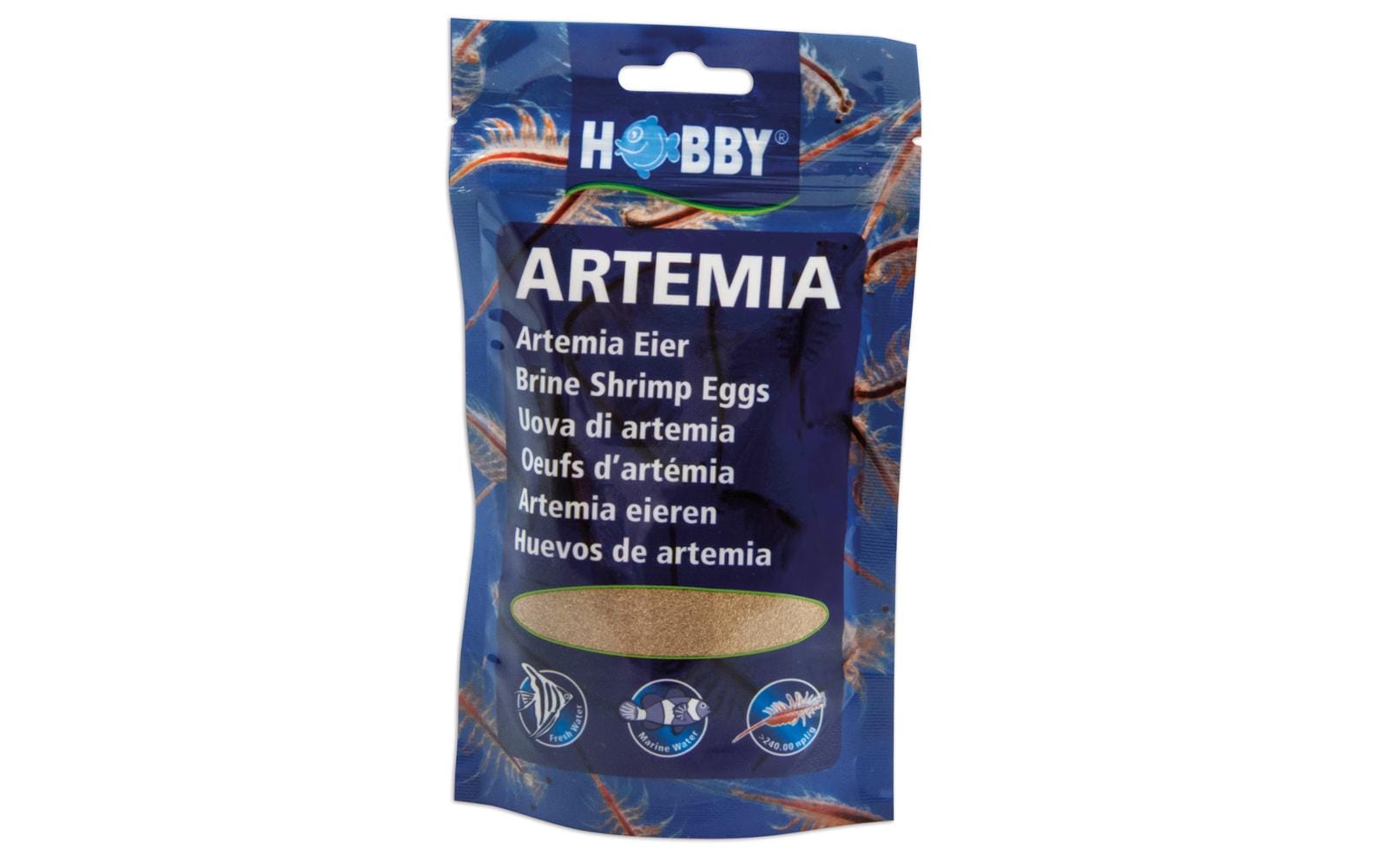 Hobby Aquaristik Aufzuchtsfutter Artemia Eier, 150 ml