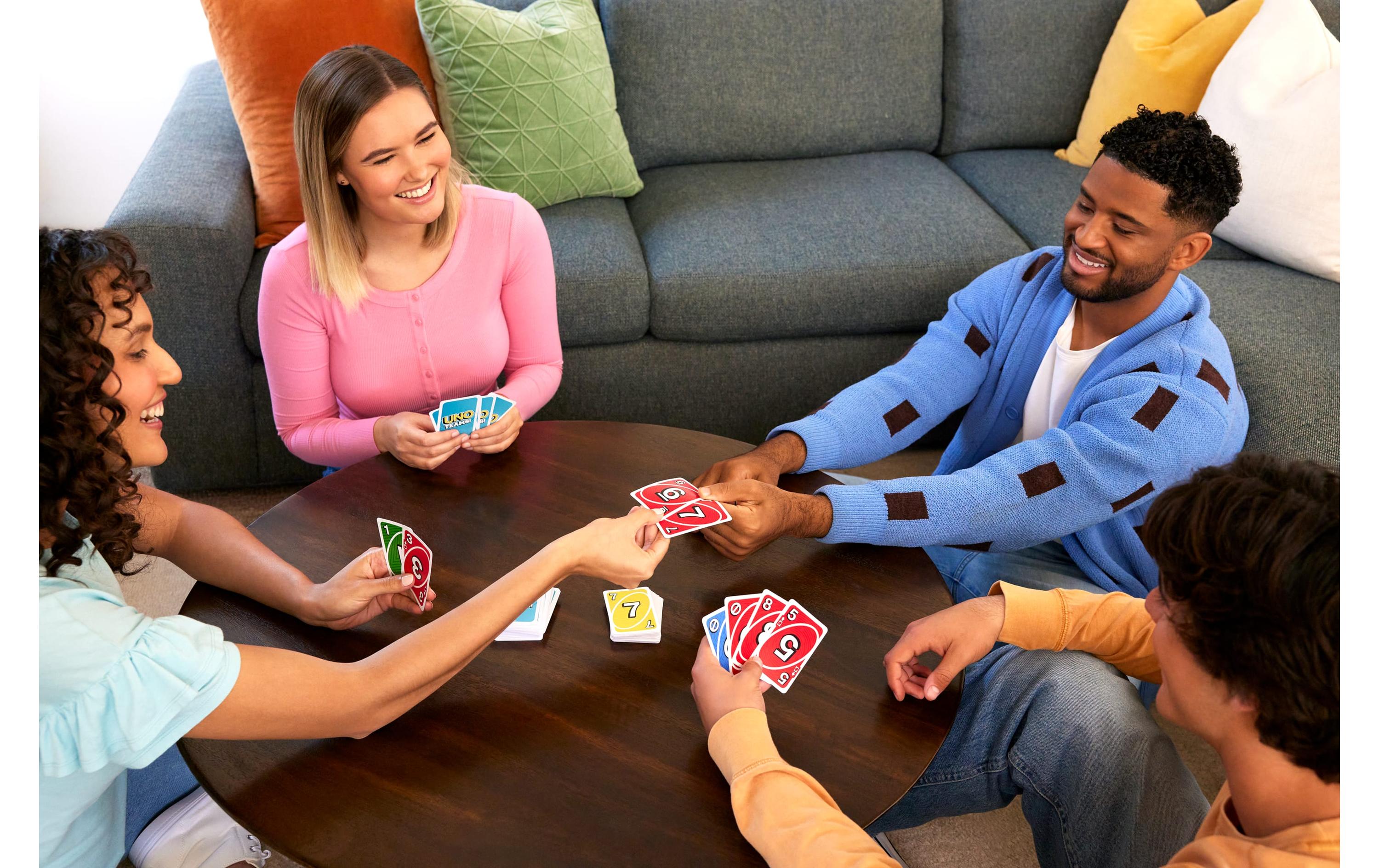 Mattel Spiele Kartenspiel UNO Teams