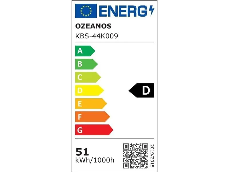 Ozeanos Deckenventilator KBS-44K009 Schwarz