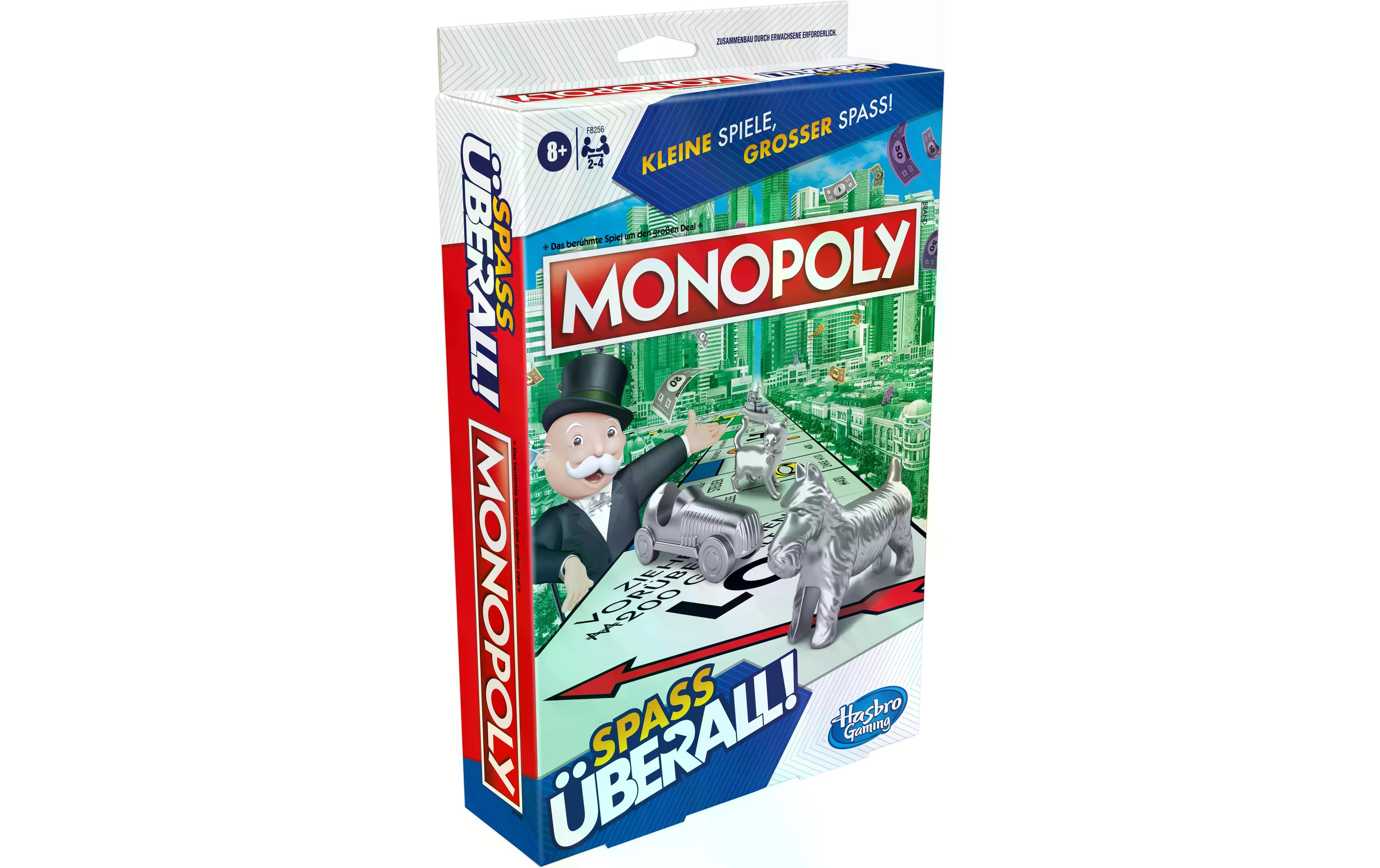Hasbro Gaming Familienspiel Monopoly Kompakt -DE- Hasbro Gaming Familienspiel Monopoly Kompakt -DE-