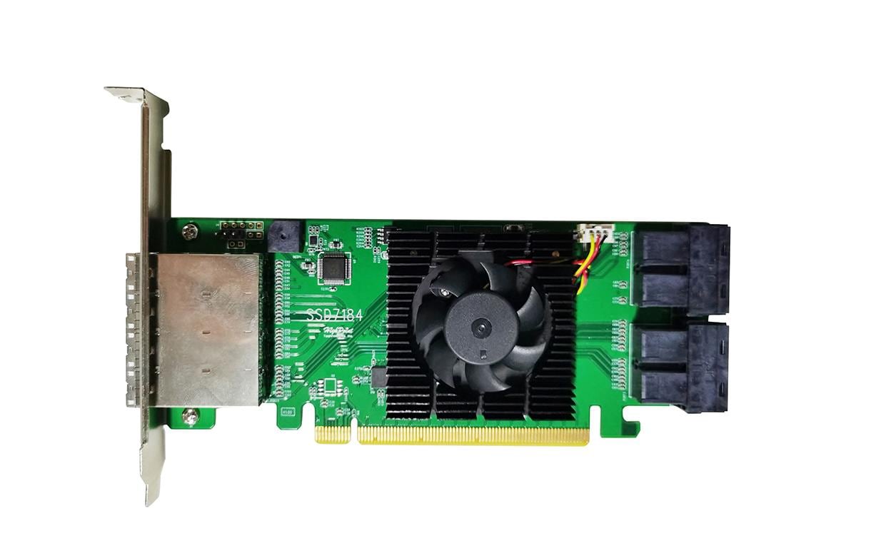 Highpoint RAID-Controller SSD7184 2x 8643, 2x 8644, PCI-Ex16v3