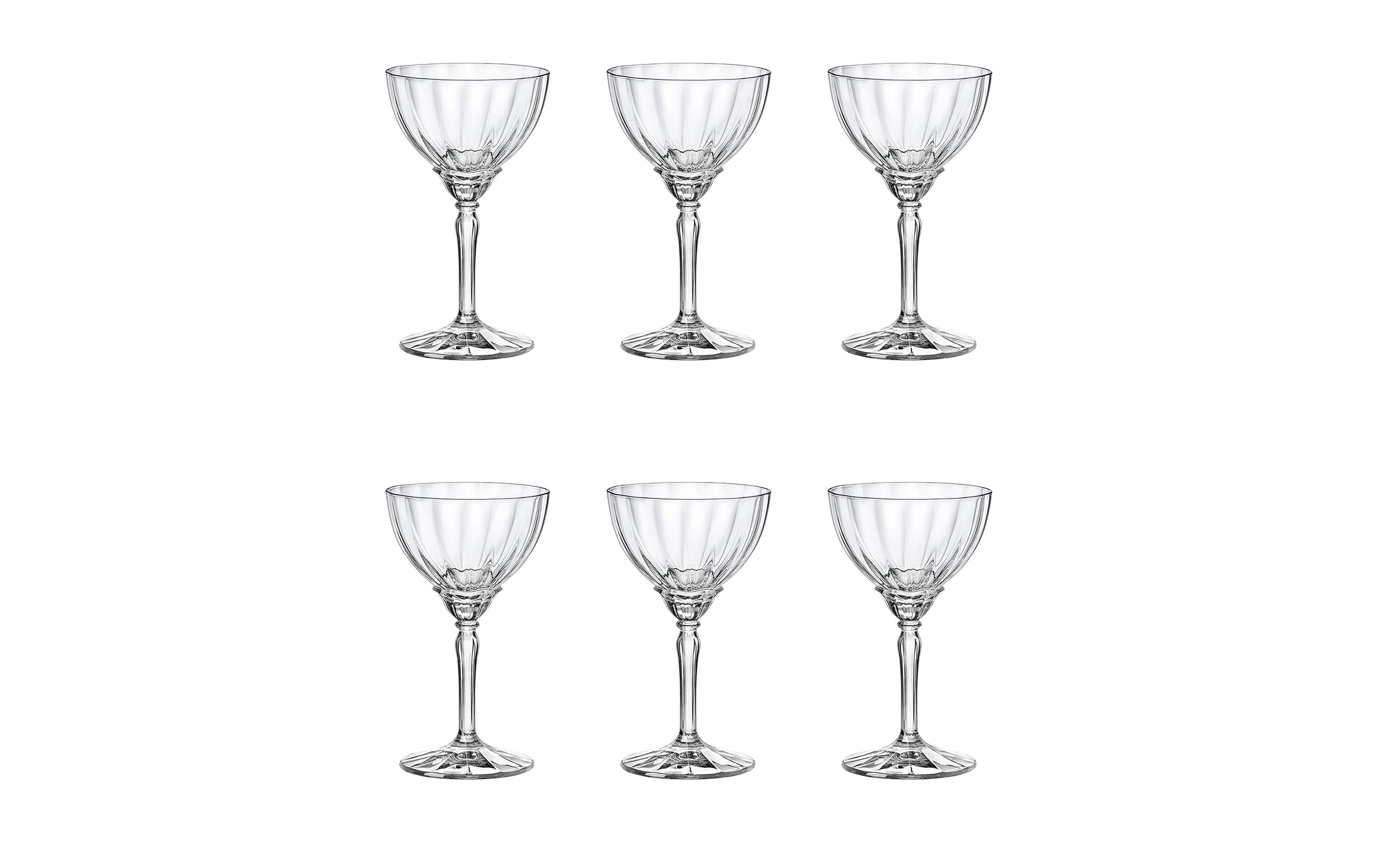 Bormioli Rocco Champagnerglas Florian 240 ml, 6 Stück, Transparent