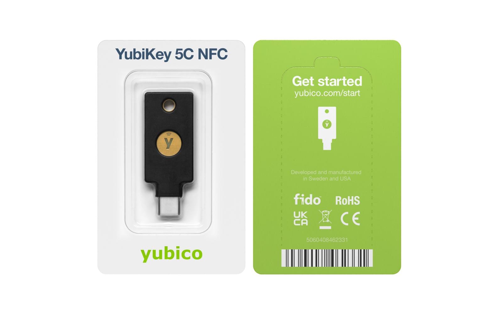 Yubico YubiKey 5C NFC FW 5.7 USB-C, 1 Stück