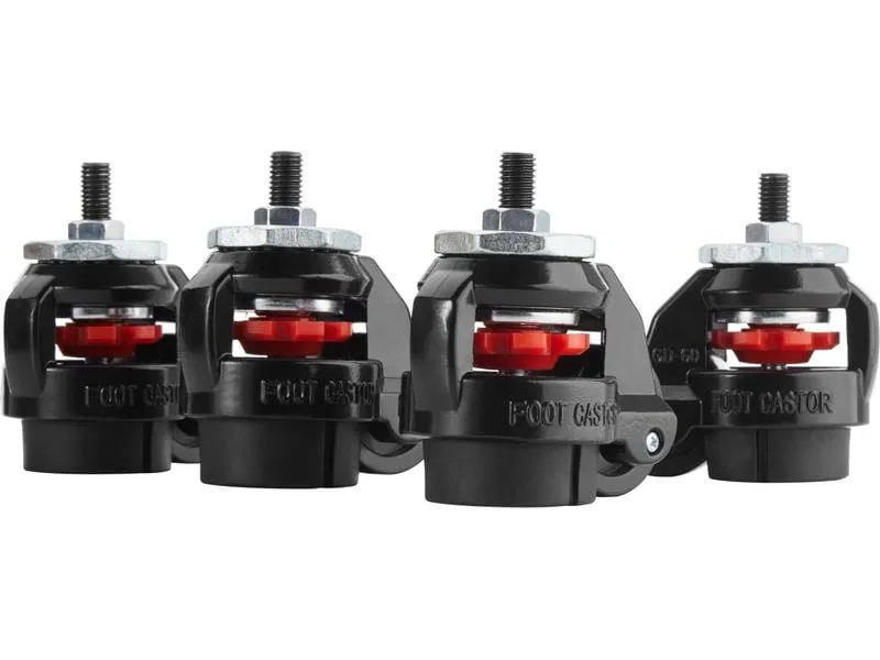 Oplite R8 Supreme Castor Wheels 4-Rad-Set, Nylon, Stahl