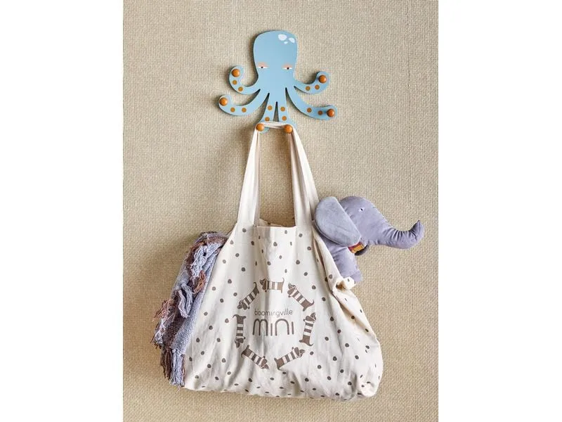 Bloomingville Garderobe Oswall 30 x 26 x 6 cm, Blau, MDF