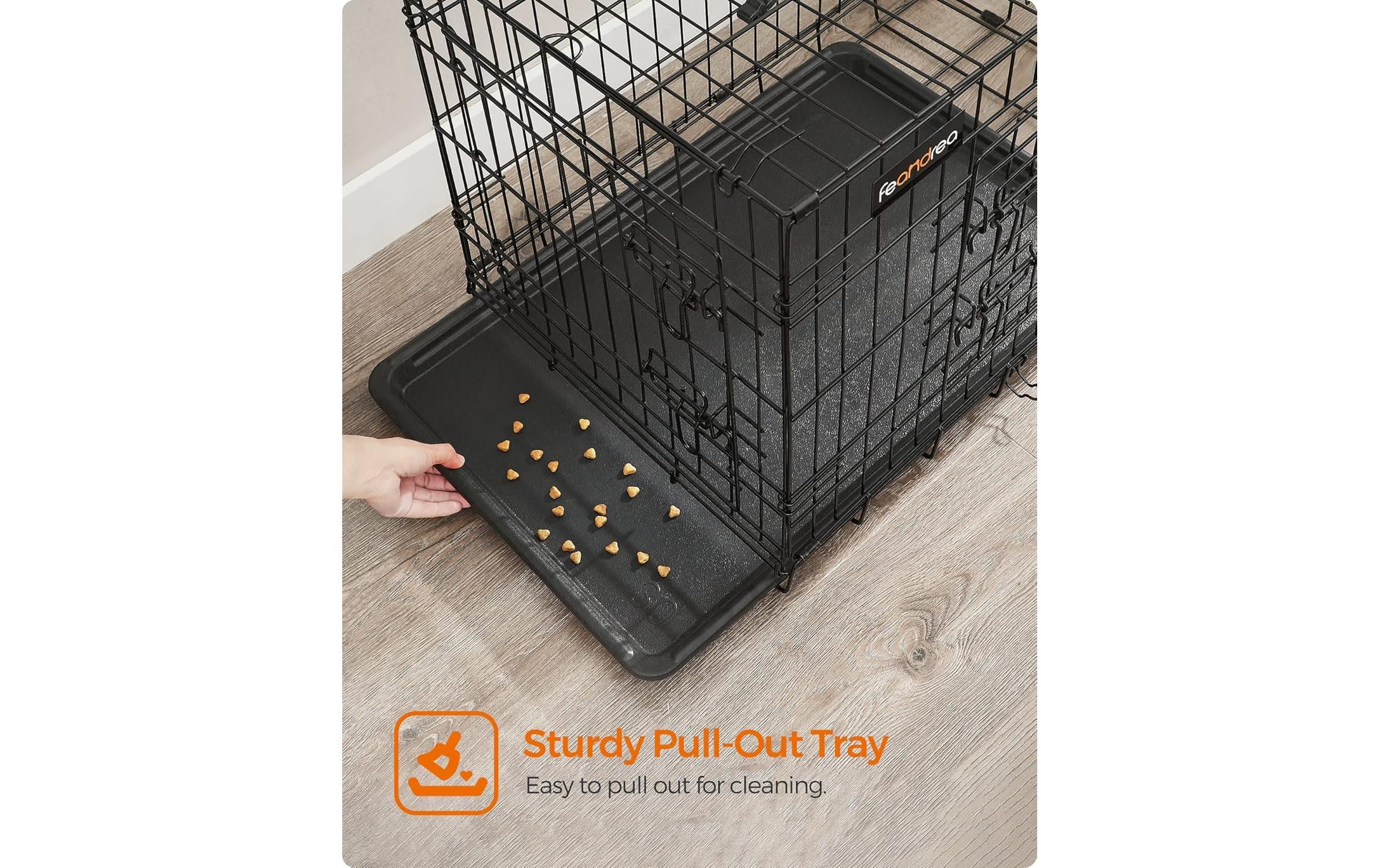 Feandrea Transportbox für Hunde 122 x 74.5 x 80.5 cm