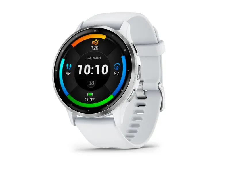 GARMIN Sportuhr Venu 3 Steinweiss / Silber GARMIN Sportuhr Venu 3 Steinweiss / Silber