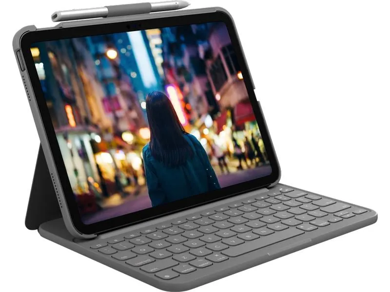 Logitech Tablet Tastatur Cover Slim Folio iPad 10.9 (10. Gen.)