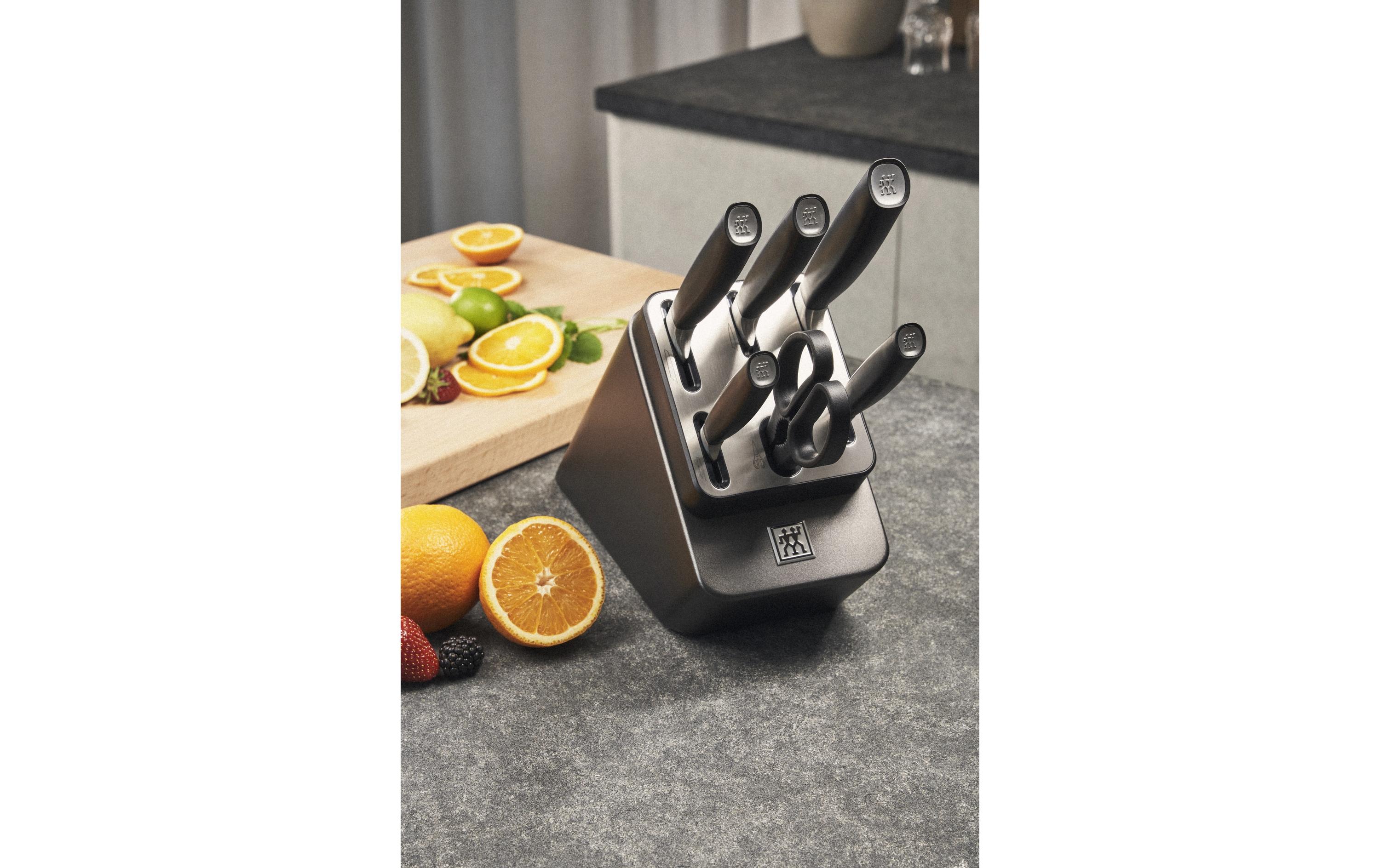Zwilling Messerblock-Set mit Messer All Star Silber, 7-teilig