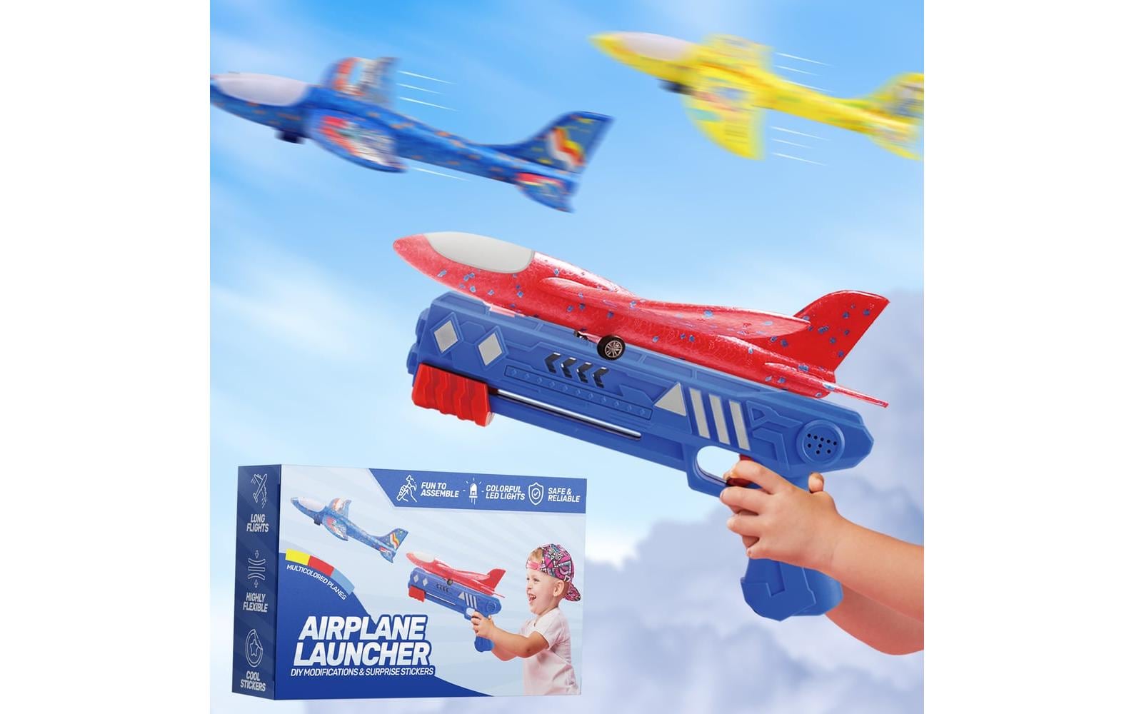 Bogenkönig LED Flugzeugwerfer mit 3 Flugzeugen