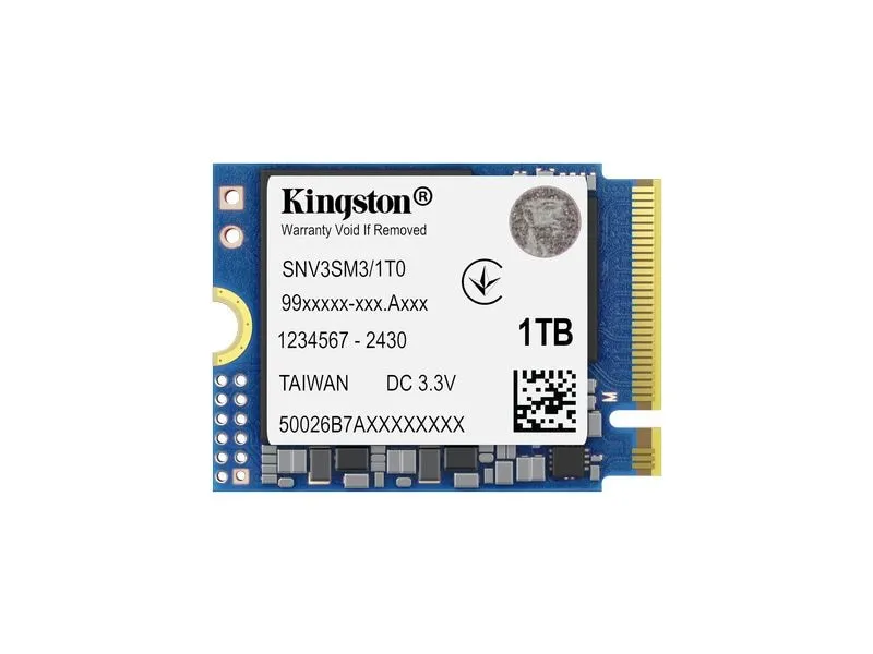 Kingston SSD NV3 1 TB M.2 2230 M.2 NVMe 1000 GB Kingston SSD NV3 1 TB M.2 2230 M.2 NVMe 1000 GB