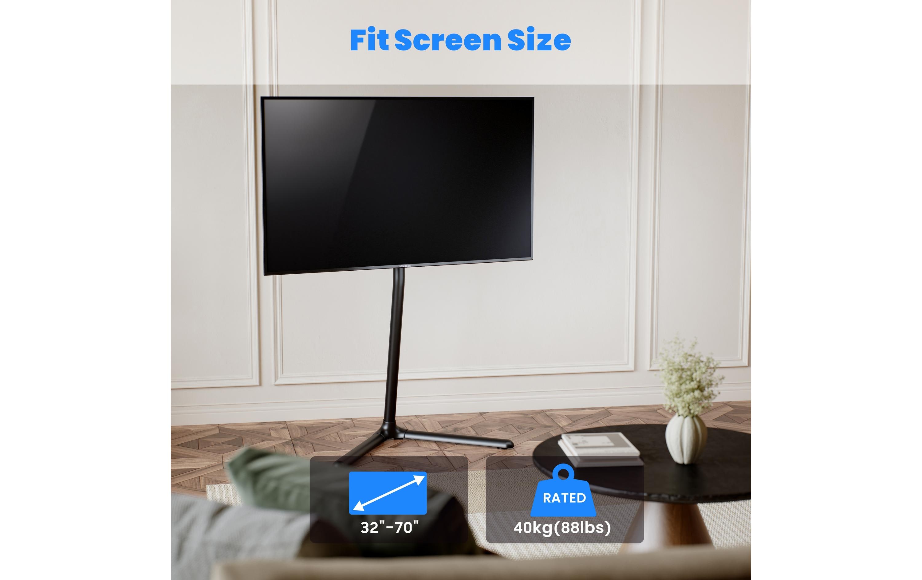 PureMounts Standfuss PM-TVS-40 Schwarz