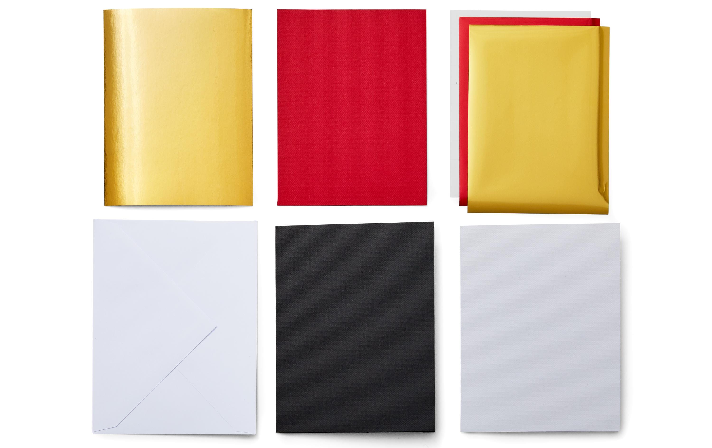 Cricut Blankokarte Joy 10.8 x 14 cm Transfer, Schwarz/Weiss