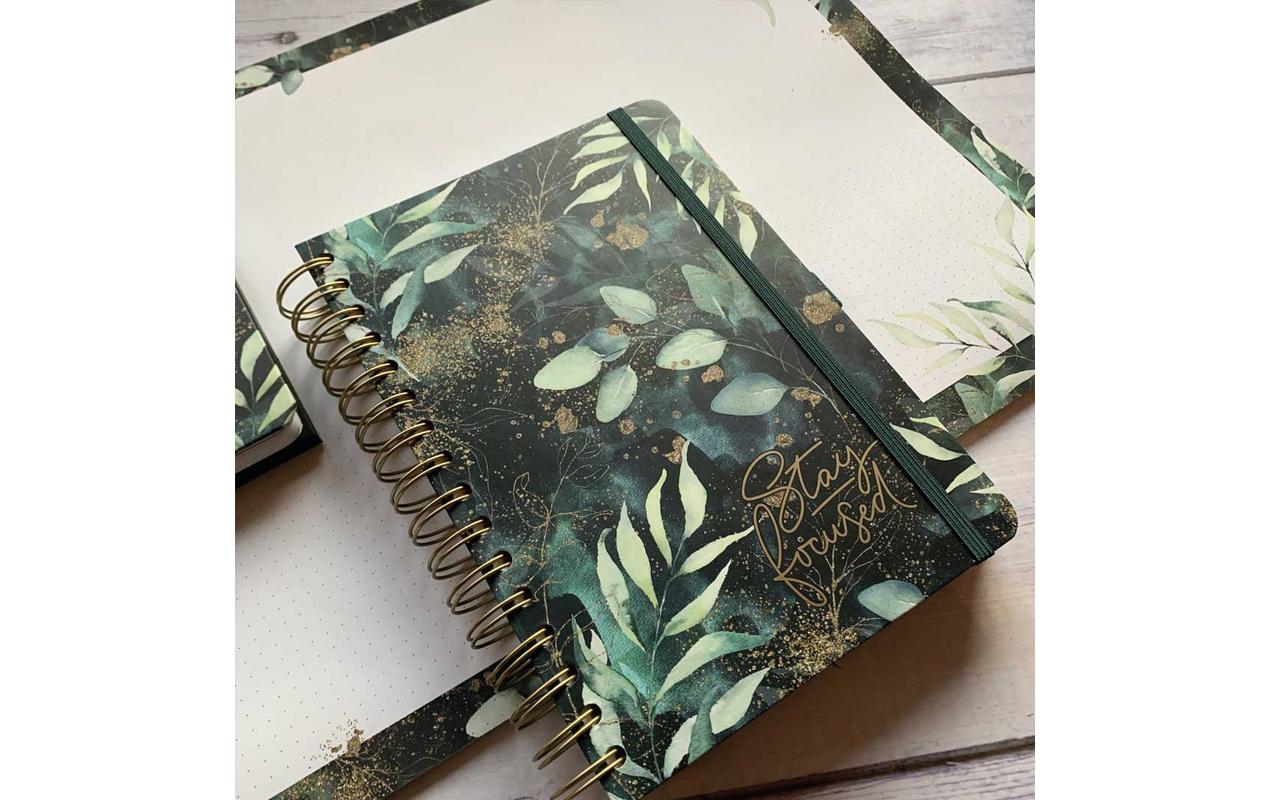 Jolie Tagesagenda Undatiert, Glamorous Leaves Pflanze, Dunkelgrün