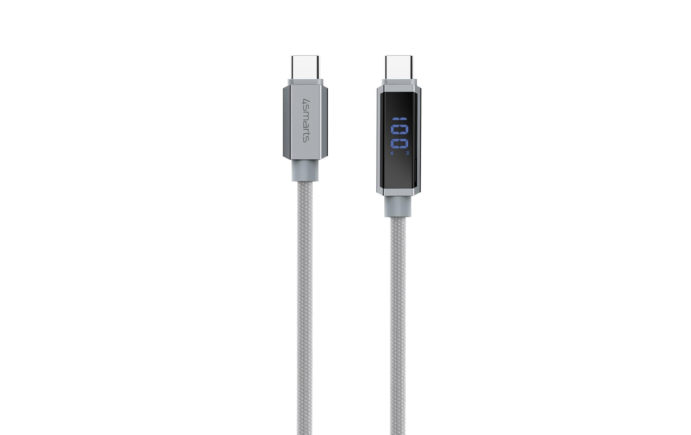 4smarts USB 2.0-Kabel USB-C DigitCord 100W USB C - USB C 1.5 m 4smarts USB 2.0-Kabel USB-C DigitCord 100W USB C - USB C 1.5 m