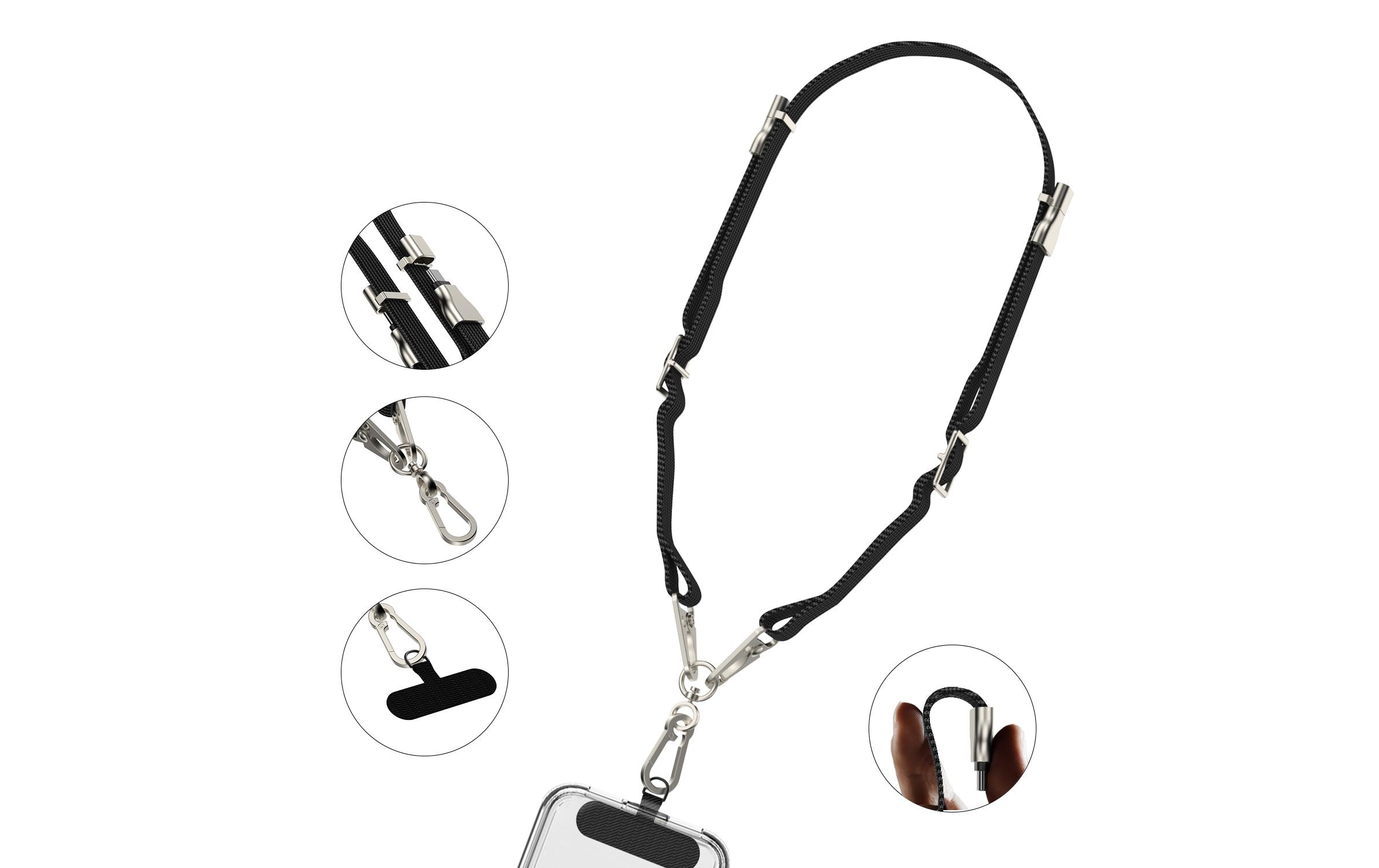 4smarts Tragegurt PowrCord Schwarz 4smarts Tragegurt PowrCord Schwarz