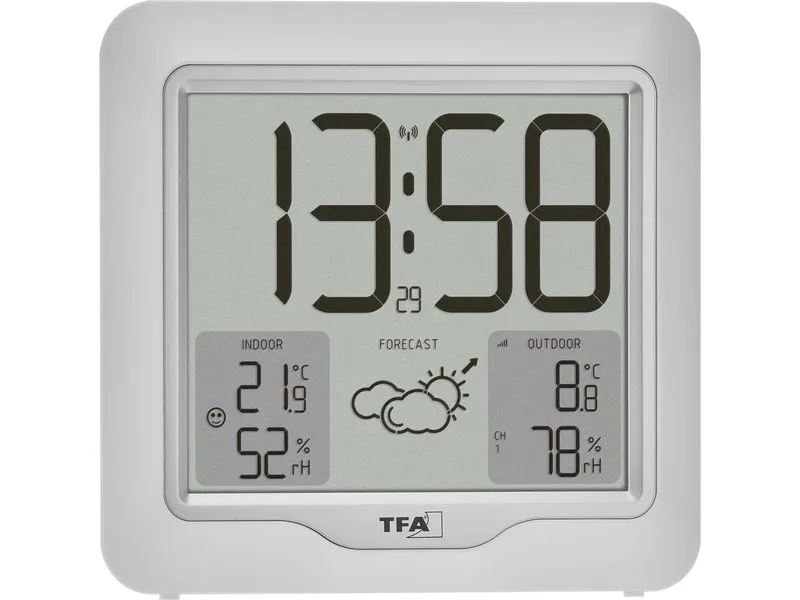 TFA Dostmann Wetterstation Metro Plus Silber TFA Dostmann Wetterstation Metro Plus Silber