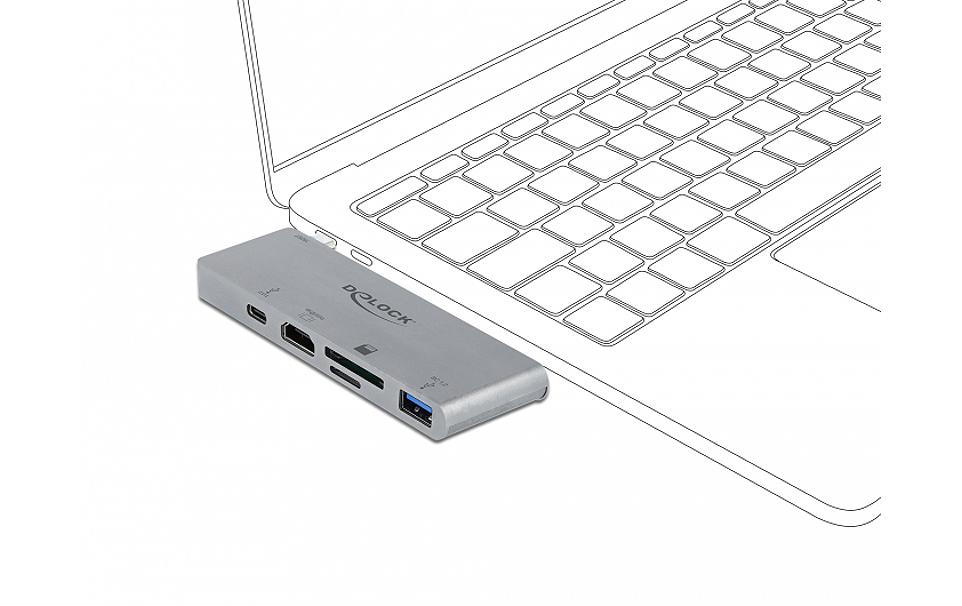 Delock Dockingstation 87745 USB-C – HDMI/SD/USB