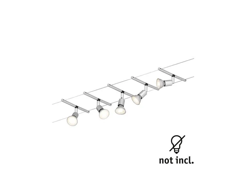Paulmann Seilsystem Spice SaltLED Basisset GU5.3 max. 5 x 10 W