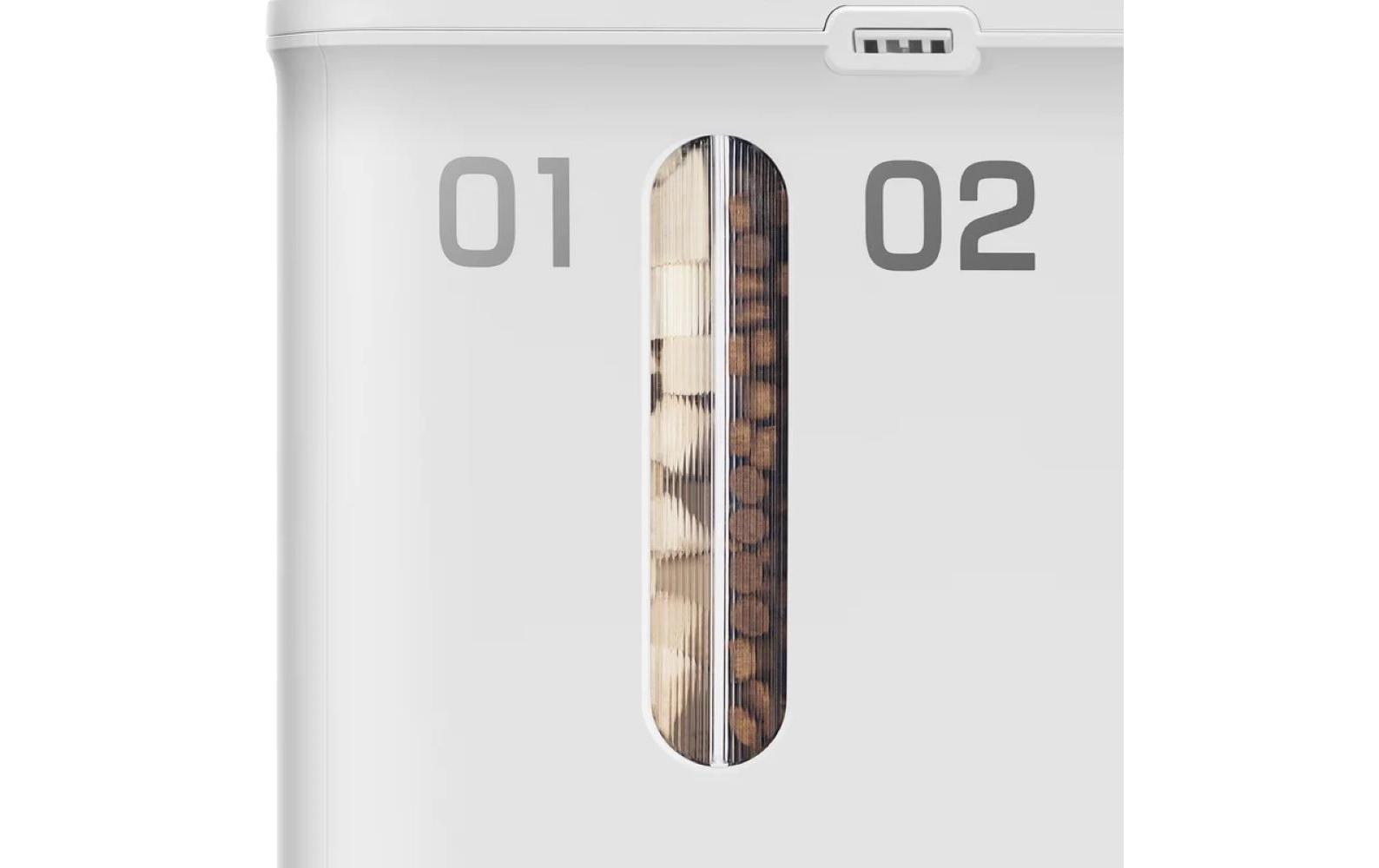 PETKIT YumShare Futterautomat Dual, 2 l + 3 l, Weiss