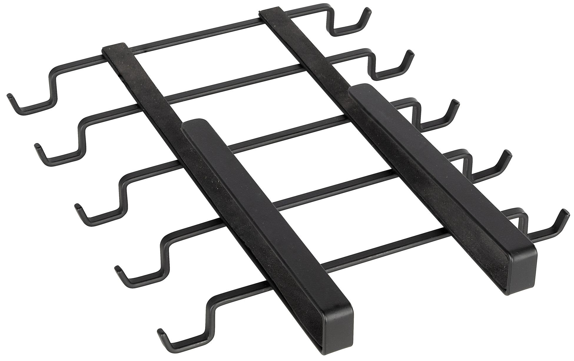 Wenko Schrankeinbau Tassenhalter Schwarz