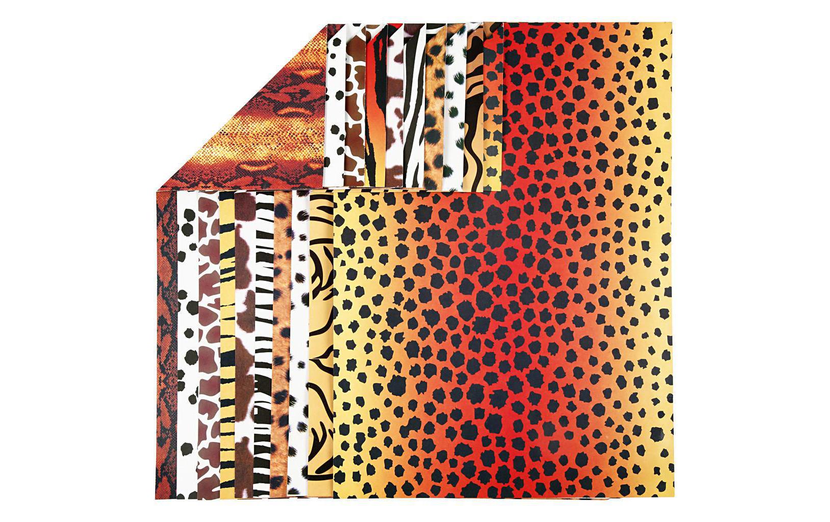 Creativ Company Bastelpapier Animal Print A4, 10 Blatt Creativ Company Bastelpapier Animal Print A4, 10 Blatt