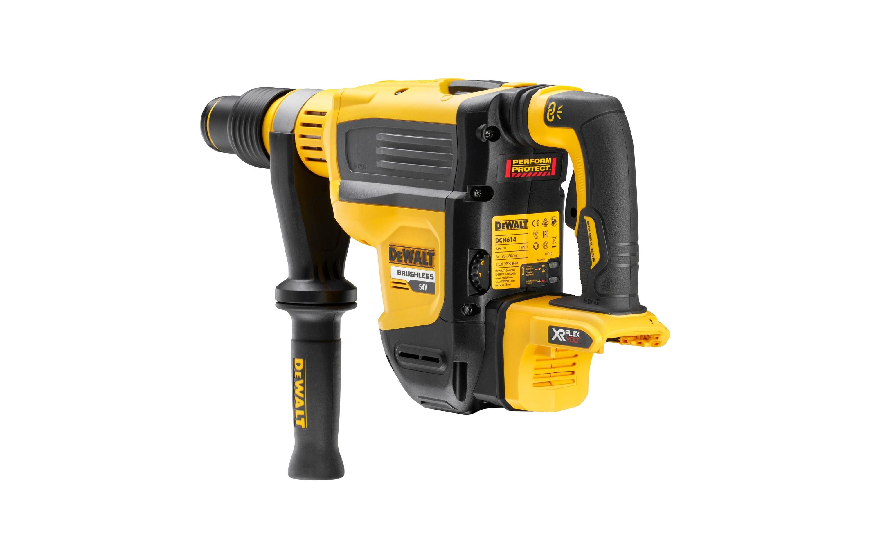 DeWalt Bohr-Meisselhammer 54 V Brushless, 45 mm, Solo DeWalt Bohr-Meisselhammer 54 V Brushless, 45 mm, Solo