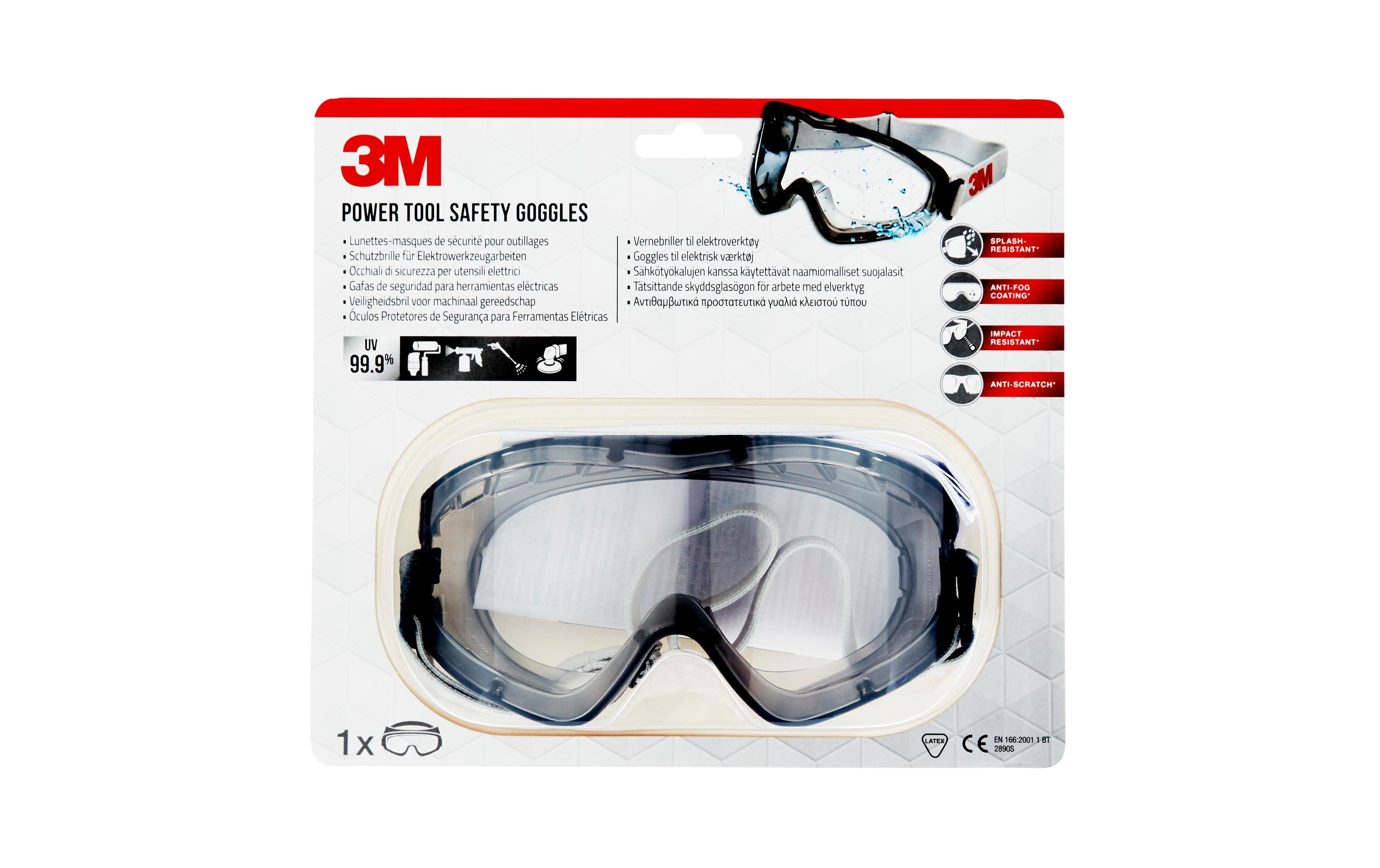 3M Schutzbrille Vollsicht transparent